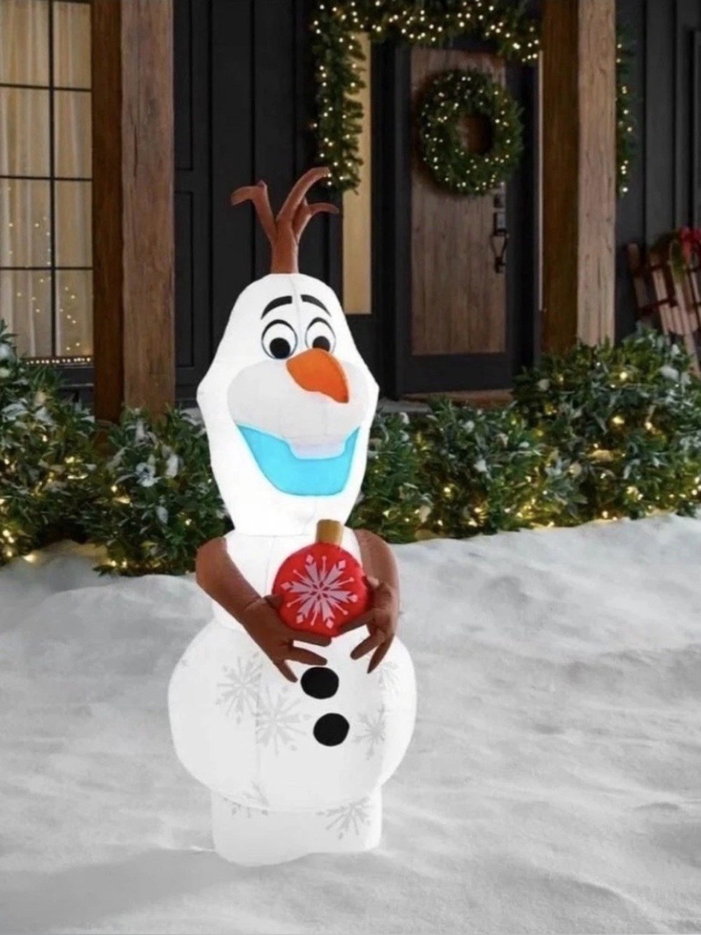 Gemmy 4ft Disney Frozen Olaf inflatable. NWT